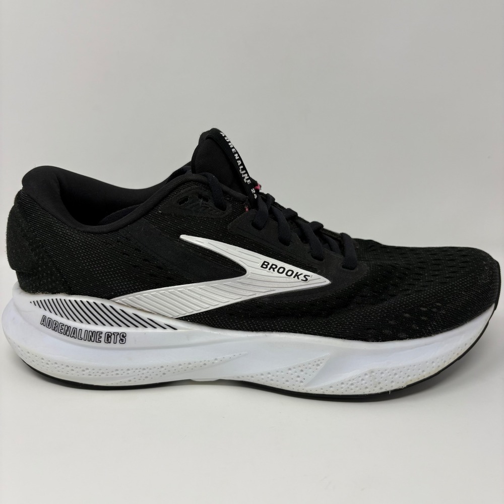 Brooks Adrenaline GTS 24 Women's Size 8 Wide Black Running Shoes (1204261D087)